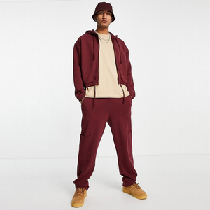 Algodón de rizo francés Diseño personalizado Boxy Crop Heavyweight Drop Shoulder Sudadera con capucha de gran tamaño Ropa de calle Todos Los tamaños disponibles - Product Image 4