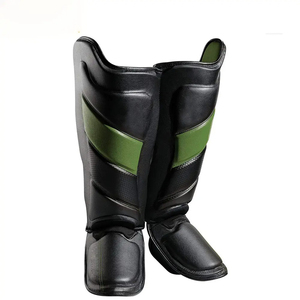 Premium Durable <b>Shin</b> <b>Guards</b> for MMA Lightweight Protective Pads for Kickboxing <b>Muay</b> <b>Thai</b> Karate Taekwondo Martial Arts - Product Image 1