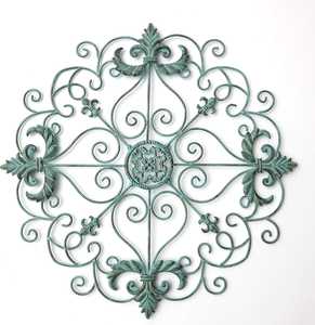 Fantaisie Décoratif En Métal Mur Art Décoration Murale pour La Maison Salon Décoration De Luxe Feuille Conception Tenture Murale Arts - Product Image 5