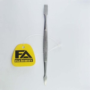 Double Head Nail <b>Cuticle</b> Pusher Stainless Steel Pedicure <b>Tool</b> for Nail Care & Foot File Custom Logo for Dead Skin Removal - Product Image 2