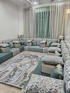 Sofá estilo Majlis árabe, diseño clásico, elegante conjunto para sala de estar, asientos de esquina de lujo, diseño que ahorra espacio - Product Image 3