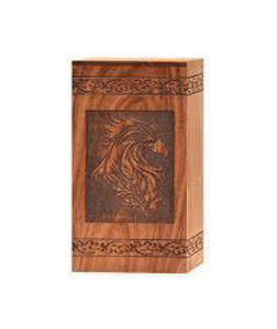 Urnas de Cremación de Madera Natural Hechas a Mano Estilo Americano, Color Marrón, Modernas, para Adultos, Hombres y Mujeres, Decorativas para Funerales y Entierros, 220 Pulgadas Cúbicas - Product Image 3