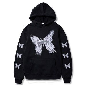 Sudadera con capucha para hombre y mujer, diseño personalizado OEM 100%, alta calidad, Color sólido, logotipo personalizado, ropa de calle - Product Image 6