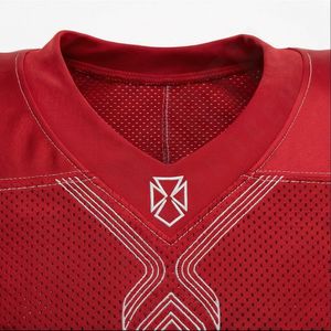 Ensemble complet de maillot et pantalon de football américain OEM, design personnalisé, ensemble uniforme à séchage rapide, équipement d'équipe professionnel pour hommes, taille plus, 100% - Product Image 4