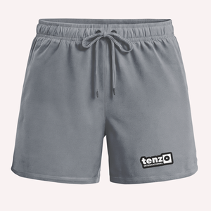 Pantalones Cortos Deportivos Casuales de Lona con Logotipo Personalizado para Hombre, de Secado Rápido, Transpirables, con Cintura Elástica y Cordón para Entrenamiento - Product Image 4