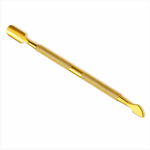 Professional Gold <b>Cuticle</b> Pusher Nail Cleaner Stainless Steel Double End Nail Care Manicure Pedicure <b>Tool</b> - Product Image 1