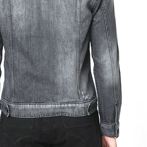 High Quality <b>Long</b> Sleeves New Arrival Fashion Men <b>Denim</b> <b>Jacket</b> Multi Pockets Fashionable Loose Fitted Men <b>Denim</b> <b>Jackets</b> - Product Image 5