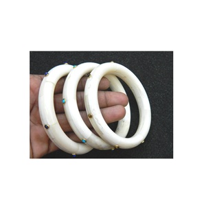 Brazalete de hueso Color marfil hecho a mano mejor pulido tamaño personalizado brazalete de hueso de alta calidad para damas brazalete de joyería - Product Image 6