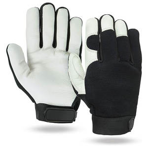 2025 <b>Black</b>-White Custom Protective-Mechanical Safety Work Impact Anti-Cut Resistant <b>Gloves</b> Industrial Work <b>Gloves</b> - Product Image 1