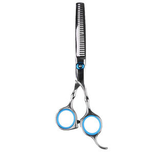 Ciseaux à effiler les cheveux à lames extra tranchantes Finition Ciseaux à coiffer en acier inoxydable allemand polonais 6.5 pouces - Product Image 1