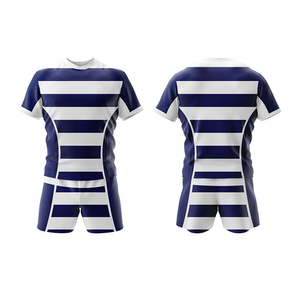Tenue de rugby respirante, maillot et short personnalisés pour équipe, séchage rapide, évacuation de l'humidité, vêtements de sport athlétiques pour match et entraînement - Product Image 6
