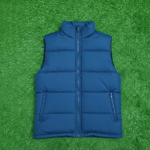Gilet matelassé pour homme, gilets d'hiver rembourrés, légers, réversibles, col montant, veste sans manches personnalisée, vêtements d'extérieur - Product Image 4