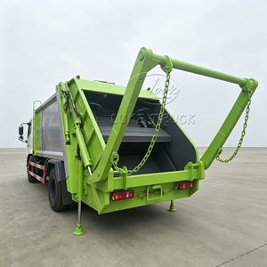 Export Dongfeng 16CBM Compactor Garbage Truck With Swing Arm Bin 4x2 Hydraulic Rear Loading Refuse Compression Truck Euro5 Euro6 - Product Image 5