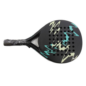 Raquettes de padel en fibre de carbone intégrale, durables, pour sports de plein air, à prix abordable, avec logo de marque professionnel imprimé. - Product Image 2