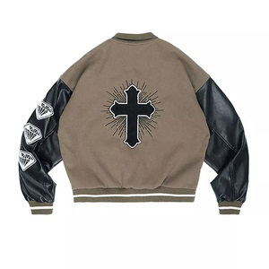 Chaquetas Cortavientos Varsity Personalizadas Premium para Hombre, Cuello Alto, Transpirables, Antibacterianas, Diseños Exclusivos y Modernos para Invierno - Product Image 5