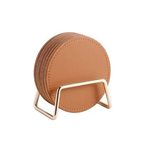 Posavasos de piedra de metal con estilo moderno, venta directa de fábrica, alfombrillas y almohadillas de metal, soporte para accesorios de cocina - Product Image 3
