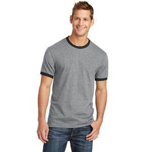 T-shirt gris chauffant en coton noir côte sonnerie sonnerie t-shirts Fine Jersey Mans t-shirt - Product Image 1