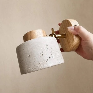 Applique murale minimaliste CH avec étagère en bois, lampe de chevet pour chambre à coucher, usage intérieur - Product Image 3