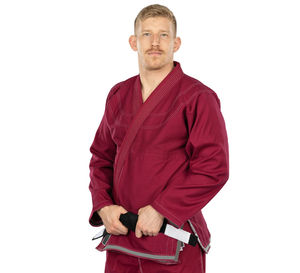 Kimono de Jiu-Jitsu BJJ pour hommes adultes, uniforme d'entraînement, coupe traditionnelle, 100% coton, ensembles personnalisables, devant pour longues séances d'entraînement - Product Image 5