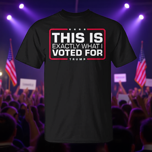 È esattamente ciò per il cui ho votato: T-shirt promozionale personalizzabile - Product Image 2