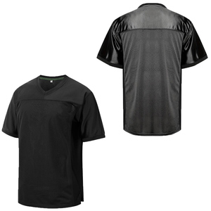 Camisetas de fútbol atléticas de sublimación de servicio OEM personalizado de alta calidad Camiseta de fútbol americano cosida en blanco del equipo de la escuela secundaria - Product Image 1