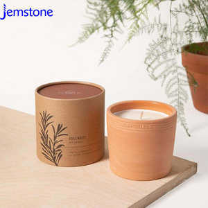 Envase Redondo para Botellas, Tapas para Frascos de Velas, Perfume, Caja Cilíndrica de Cartón Negro, Tubo de Papel para Envases - Product Image 1