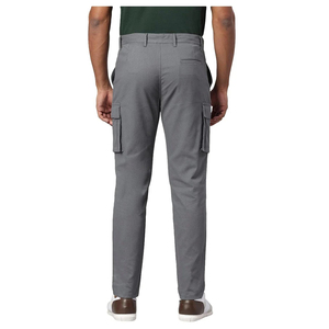 Premium oversized cargo <b>trousers</b> <b>for</b> <b>men</b>, <b>loose</b> fit multi pocket cotton pants, perfect <b>for</b> streetwear wholesale. - Product Image 4