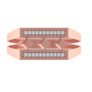 แหวนเพชรที่จับได้สวยงาม18K ประดับเพชรที่สวยงามแหวนแต่งงานอินเทรนด์ทำจากทองคำหรือแพลทินัม - Product Image 5