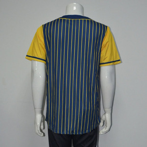 Custom Mens Baseball Uniform <b>Shirt</b> <b>Half</b> <b>Sleeve</b> Button Closure Breathable Polyester Team Wear OEM Pakistan - Product Image 5