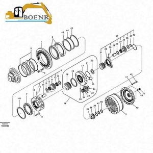 Phụ tùng máy xúc ec210b ec240b ec240c ổ đĩa cuối cùng hộp số SA7117-3405 <span class=keywords><strong>v0e</strong></span> 14575732 14528735 - Product Image 2