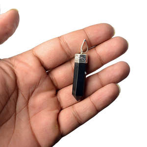 Mejor turmalina negra tapa de cristal pulido lápiz colgante piedra preciosa semipreciosa para la curación y el amor Alineación de Chakra espiritual - Product Image 2