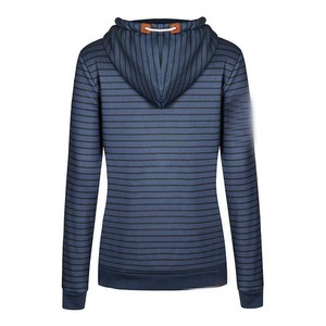 Vente en gros de sweats à capuche pour femmes avec fermeture éclair intégrale, nouveau design, impression de logo personnalisé sur le devant, pour l'hiver - Product Image 3