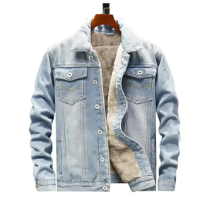 Chaqueta vaquera lavada personalizada al por mayor chaqueta vaquera de talla grande chaqueta vaquera - Product Image 6