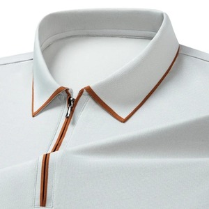 Polo de Manga Media para Hombre, Estilo Casual, Cuello Alto con Botones, Traje Polo Holgado para Hombre - Product Image 4