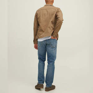 Chaqueta de mezclilla ajustada para hombre, ropa de abrigo informal elegante para uso diario - Product Image 2