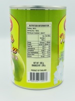 Prix de gros Nata de Coco Linkz Halal 565g, cubes translucides en conserve, sirop épais, Thaïlande, 36 mois de conservation, prêt à consommer