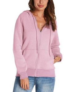 Sudadera con Capucha de Forro Polar Fino para Mujer, Manga Larga, Estampada, 100% Algodón Ecológico, Decoración Frontal, Talla Grande - Product Image 3
