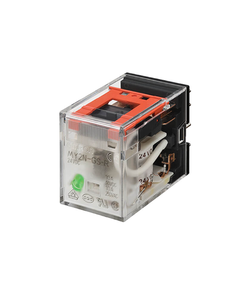 Relais, enfichable, 14 broches, 4PDT, 6 A, indicateur mécanique, 24 VDC MY4-GS-R DC24 - Product Image 1