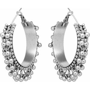 Ensemble de bijoux de luxe plaqué or avec bracelet et boucles d'oreilles géométriques en diamants, perles et strass pour fêtes et mariages - Product Image 3