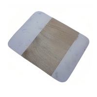Planche à découper en marbre rectangulaire durable de vente chaude longue conception pour une utilisation en cuisine pour hacher les légumes au fromage