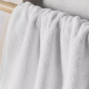 En gros Blanc Hôtel Serviettes De Bain Ensemble Économique Hôtel Serviette Ensemble 100% Turc Coton Serviettes - Product Image 4