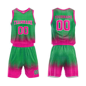 Fabricación profesional, hecho a medida uniforme de baloncesto para niños, conjunto de Jersey de poliéster de entrenamiento de alta calidad Unisex, secado rápido - Product Image 1