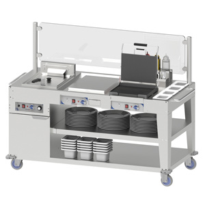 Chariot utilitaire multi-snacks, chariot portable pour les collations en déplacement - Product Image 1