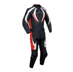 Tenue de sport personnalisée en cuir de vachette grande taille pour motocyclette adulte - Product Image 1