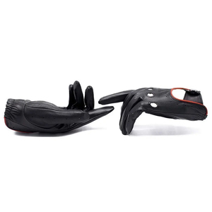 Gants de conduite de haute qualité, chauds pour l'hiver, unisexes, en cuir véritable, nouvelle collection, vente en gros, protection durable des paumes - Product Image 3