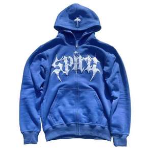 เสื้อฮู้ดมีซิปสำหรับผู้ชายผ้าคอตตอนเฟรนช์เทอร์รี่มีฮู้ด - Product Image 6