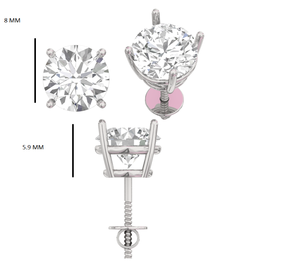 Super venta solitario Moissanite diamante 14K chapado en oro Stud pendientes con último diseño Stud pendientes para la venta - Product Image 4