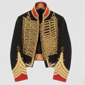 Veste d'uniforme de hussard allemand-hongrois médiéval vintage pour homme, reproduction personnalisée de haute qualité pour les reconstitutions historiques - Product Image 6