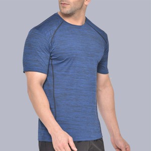 Camiseta atlética ligera y cómoda para hombre de alto rendimiento para fitness y entrenamiento cuello redondo - Product Image 5
