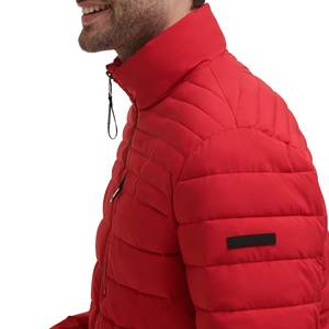Nouvelle veste d'hiver matelassée pour homme OEM/ODM personnalisée avec col montant, capuche, couleur unie, haute qualité, respirante et coupe-vent - Product Image 2